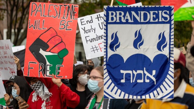 Brandeis University faculty votes 'no confidence' in president after 'excessive' crackdown on student protests