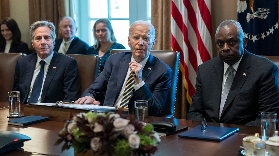 Biden holds first Cabinet meeting in nearly a year, first lady joins for first time