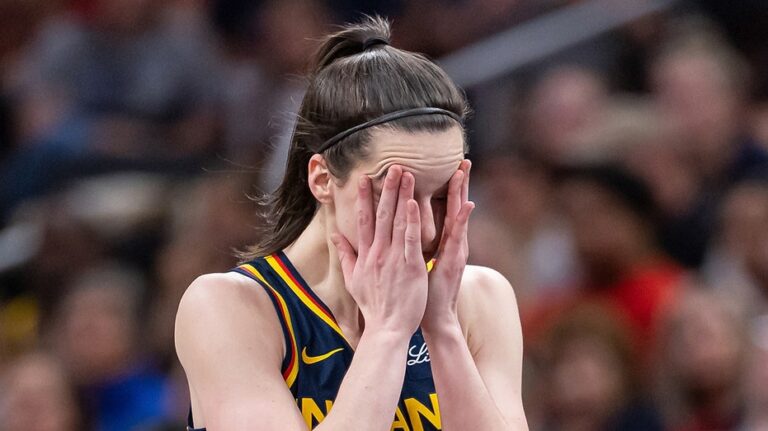 Caitlin Clark struggles to 'control emotions' after taking hits, not getting fouls called