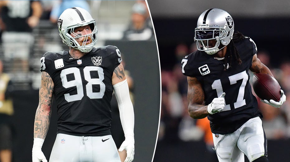 Raiders' Maxx Crosby, Davante Adams sidelined with injuries for Week 4 matchup against Browns