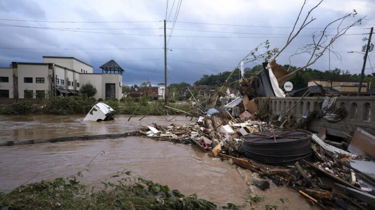 Harris-Trump showdown: Hurricane Helene in eye of the campaign storm