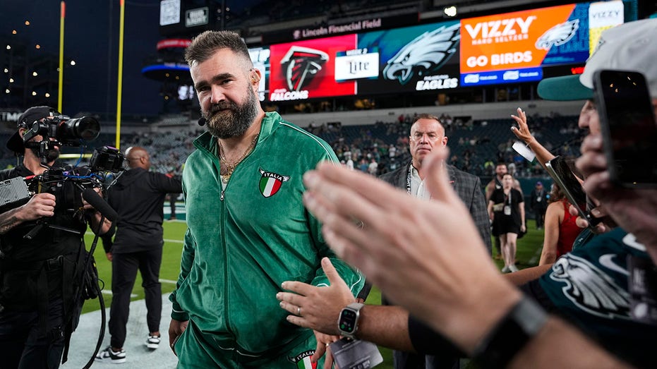 Jason Kelce gets emotional in defense of Travis Kelce amid lackluster start: ‘Frustrating for me to watch’