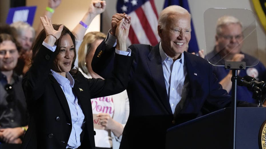 Liberal columnist pleads with Harris to break from 'toxic' Biden: 'A liability' to her campaign