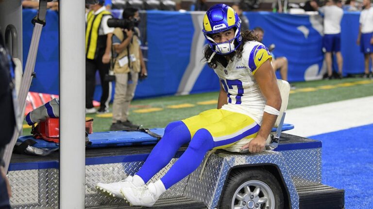 Rams star Puka Nacua will miss at least 4 weeks after being placed on IR for knee injury