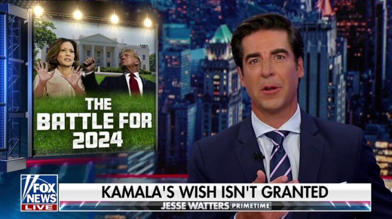 JESSE WATTERS: Kamala Harris was hoping for Trump to hit a legal pothole in October