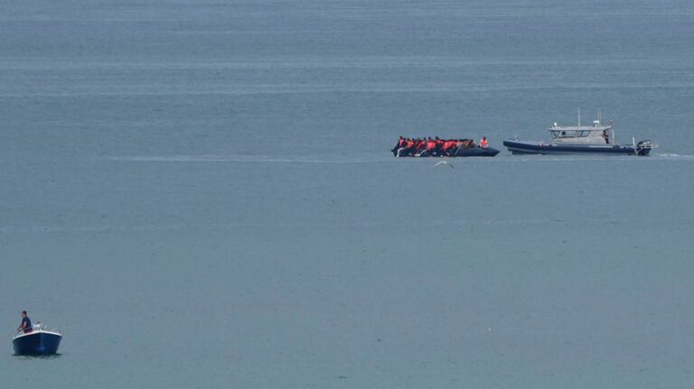 Another migrant boat spotted on English Channel day after mass-casualty wreck