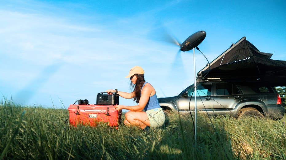 Say goodbye to dead batteries with this portable wind turbine