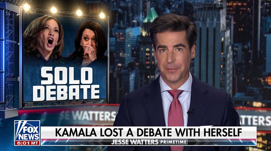 JESSE WATTERS: Kamala is becoming the 'stereotype' of a 'slippery politician'