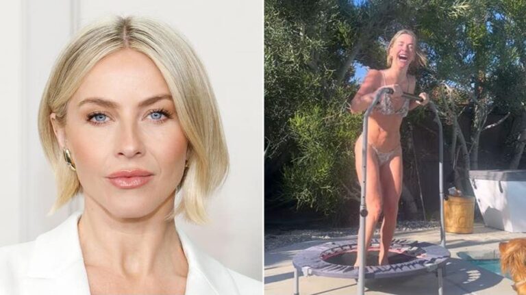 Julianne Hough says she’s ‘never been healthier’ after concerns over her body in bikini post