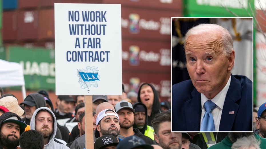 Biden will 'wreck' US economy by failing to intervene in dockworkers' port strike, GOP leader warns