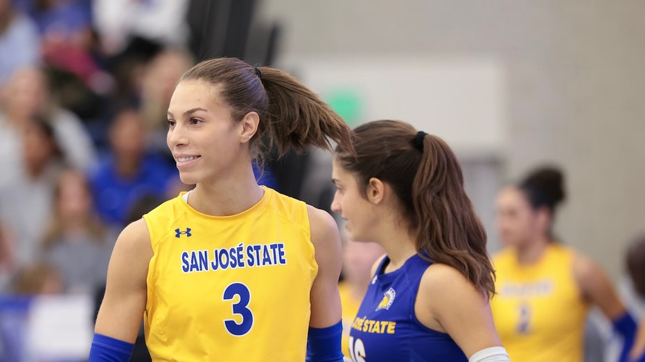 Women's college volleyball stars downplay concerns about transgender player's power: 'Not a fair argument'