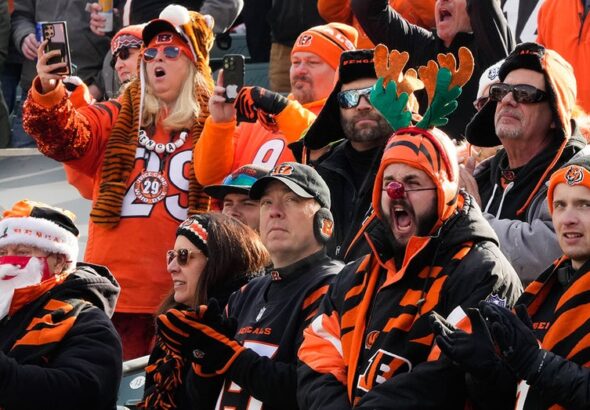 Bengals fan wins entire stadium free pizza as Cincinnati keeps playoff hopes alive with win over Browns