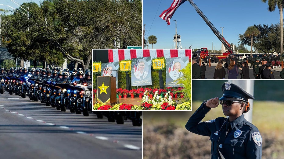 Trump, DeSantis join thousands to mourn 3 Florida deputies killed in roadside crash