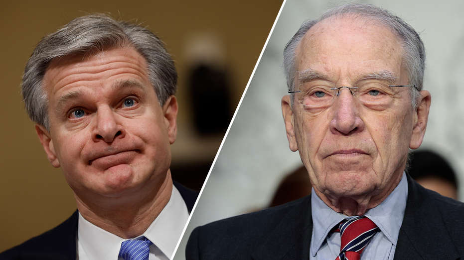 Grassley rips Wray's 'failed' leadership at FBI with 11 pages of examples in blistering 'no confidence' letter