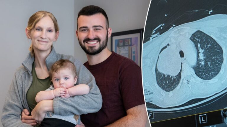 Pregnant woman and baby saved after doctors find grapefruit-sized tumor: 'Extremely rare'