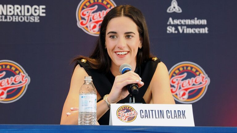 Caitlin Clark says she first started receiving college recruitment letters in 7th grade