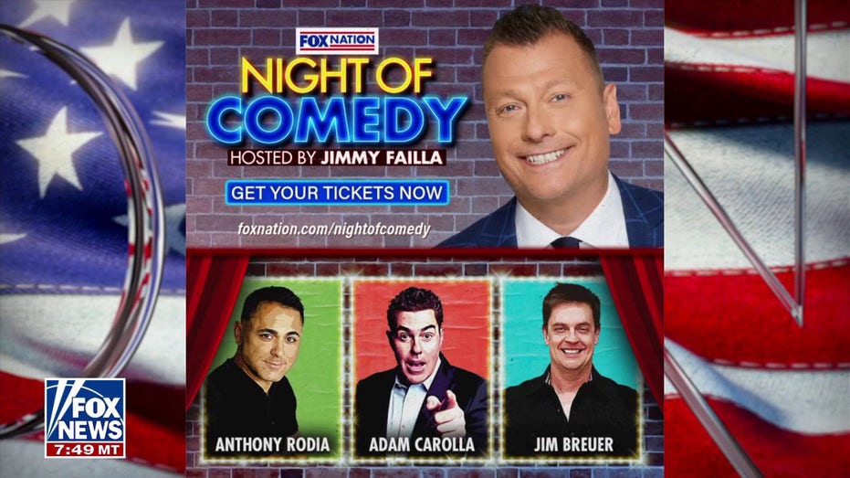 Fox Nation humors with 'Night of Comedy' featuring Adam Carolla, Jim Breuer and more