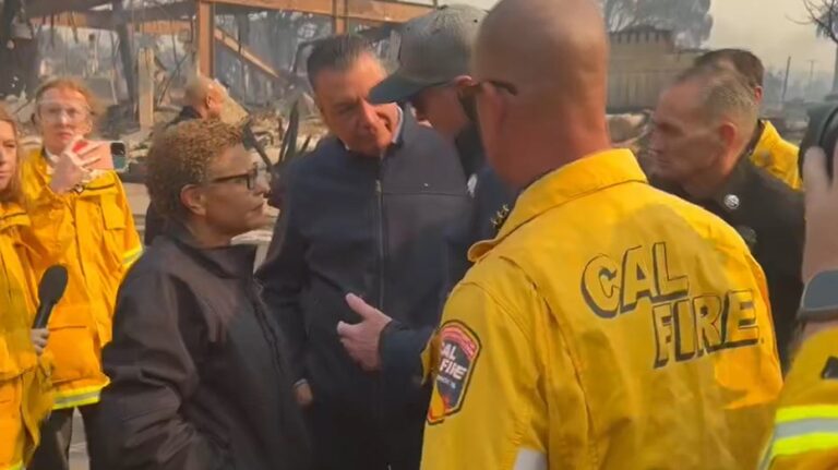 Silent on arrival: LA Mayor Karen Bass refuses to answer questions for her absence as wildfires ravage city