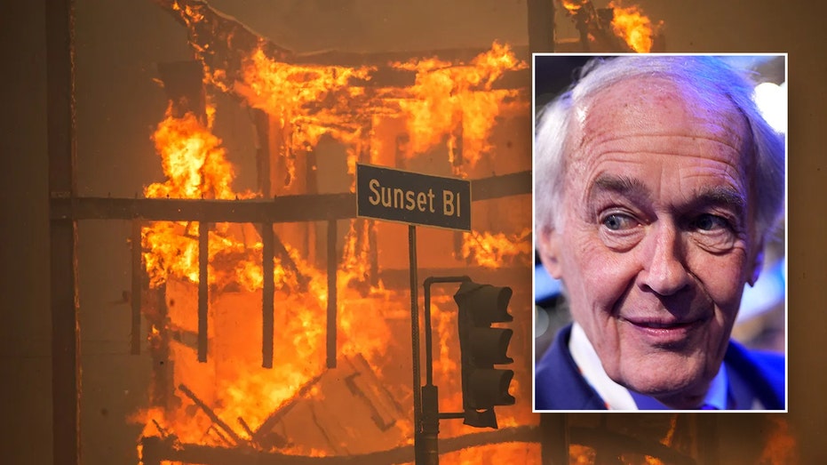 Dem senator warns 'LA fires are preview of coming atrocities,' claims Trump bought off by 'Big Oil'