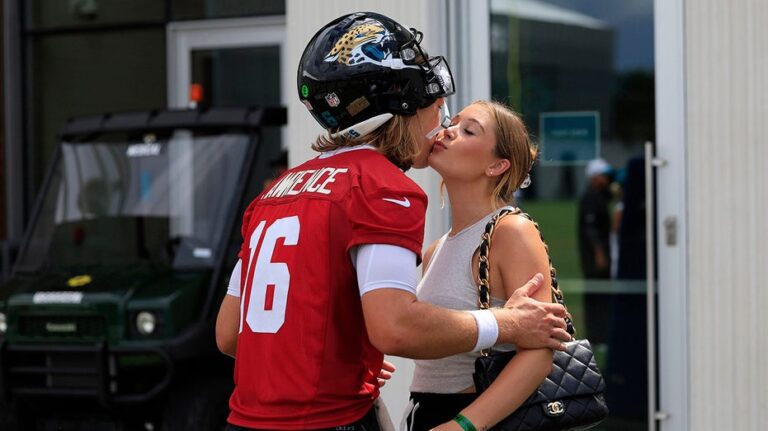 Jaguars star Trevor Lawrence, wife Marissa, announce birth of 1st child: ‘Thank you Jesus for our girl’